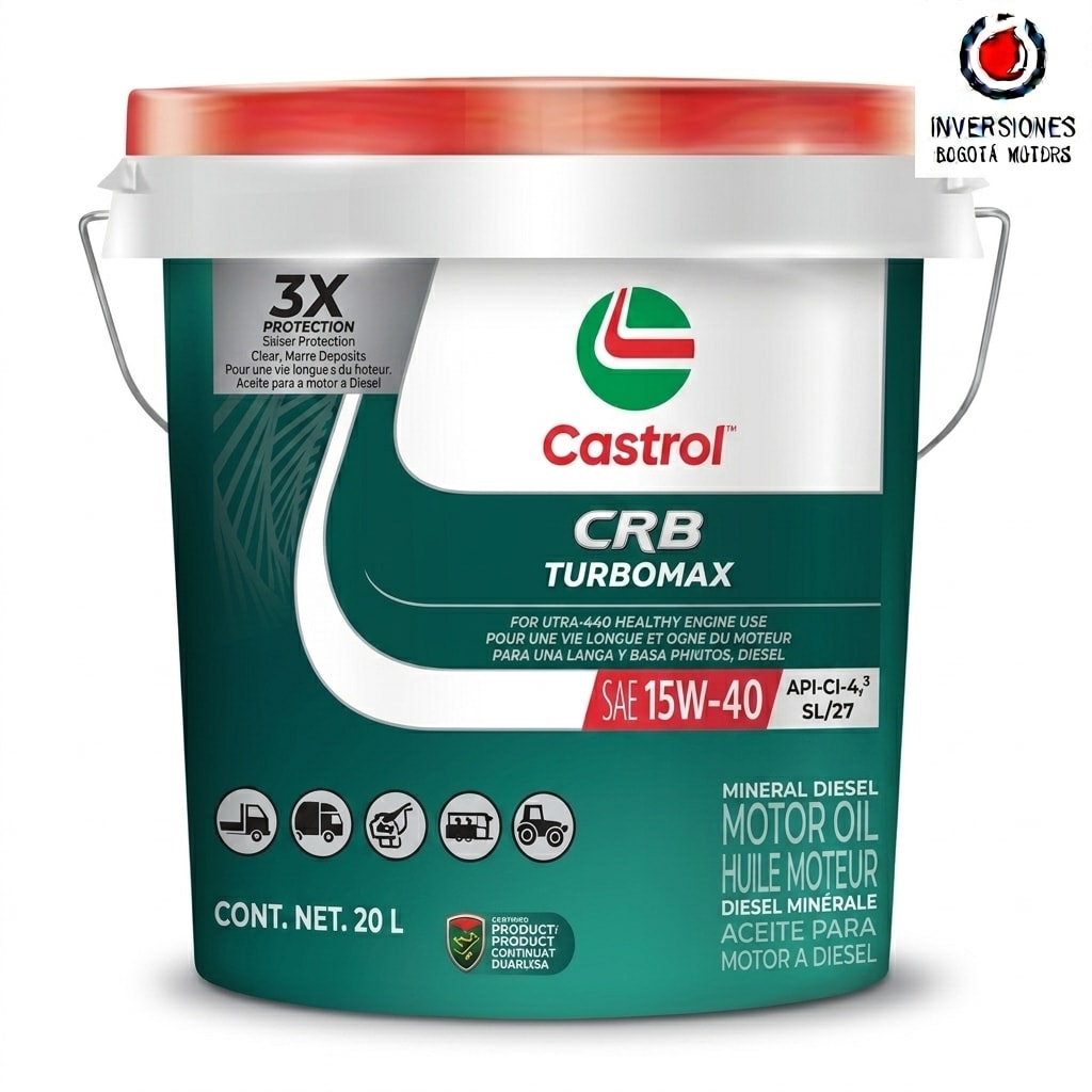 CASTROL TURBO MAX 15W50 CI4 GARRAFA