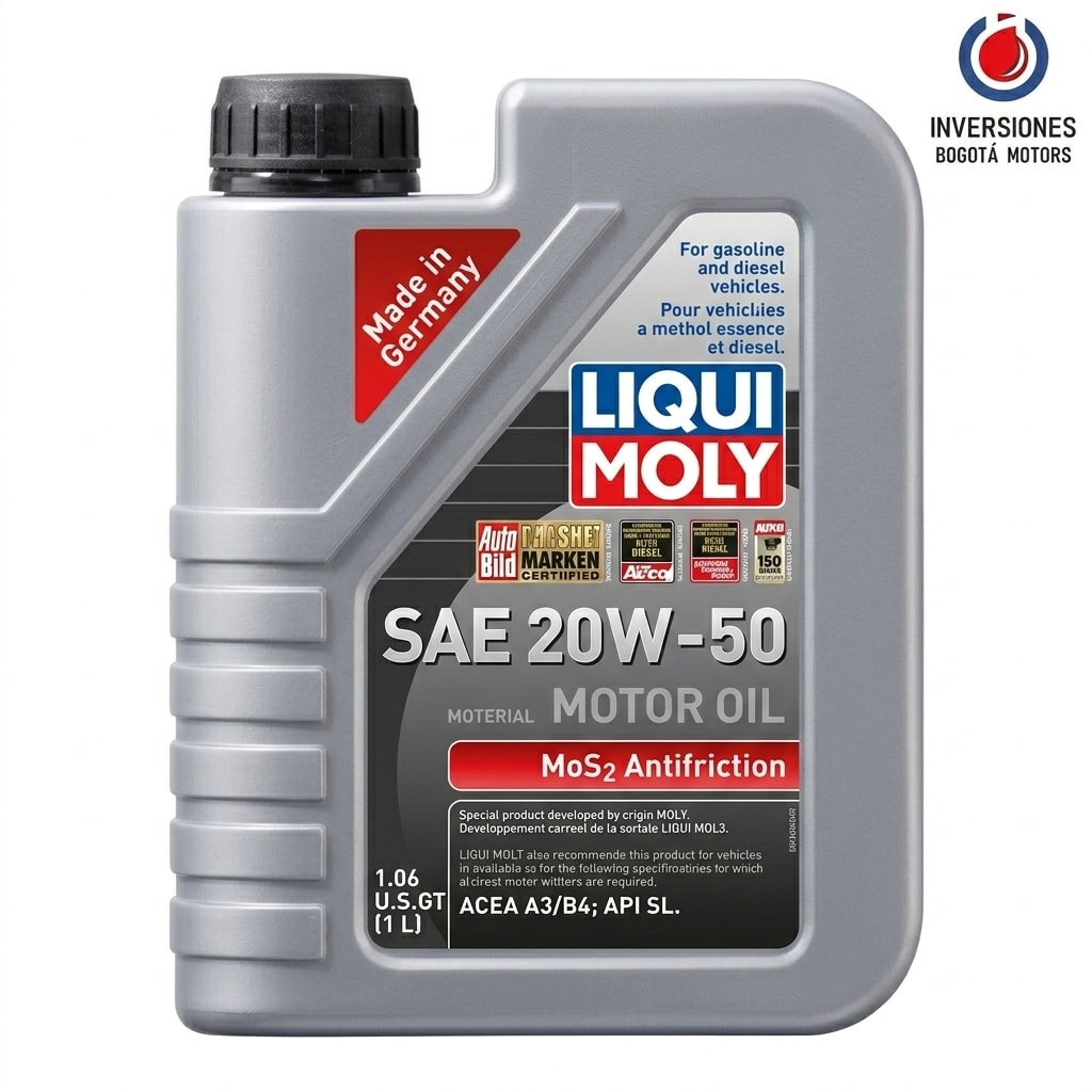 LIQUIMOLY 20W50 MOS2 LEICHTLAUF