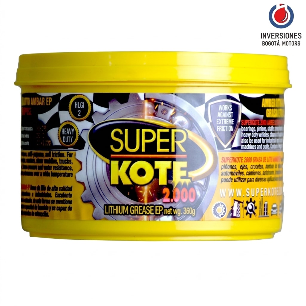 SUPER KOTE GRASA LITIO AMBAR 360 GR