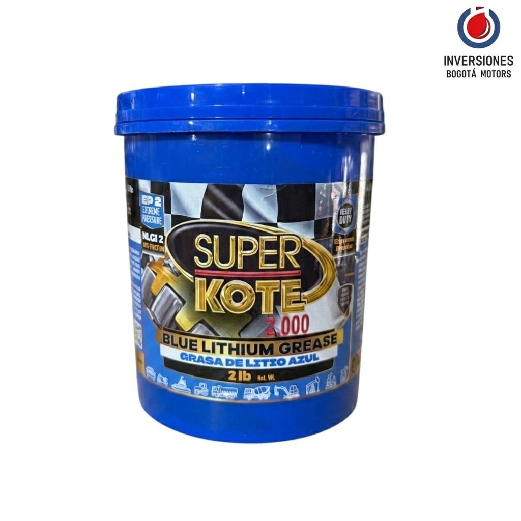 [LUB-1596] SUPER KOTE GRASA LITIO AZUL 2 LB