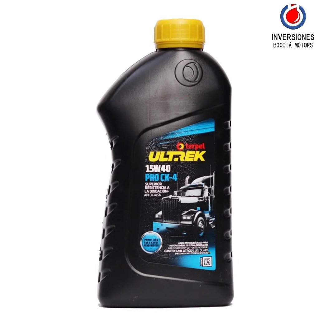 [LUB-1627] TERPEL ULTREK 15W40 CK4 (Cuarto)